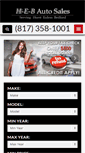 Mobile Screenshot of hebautosales.com